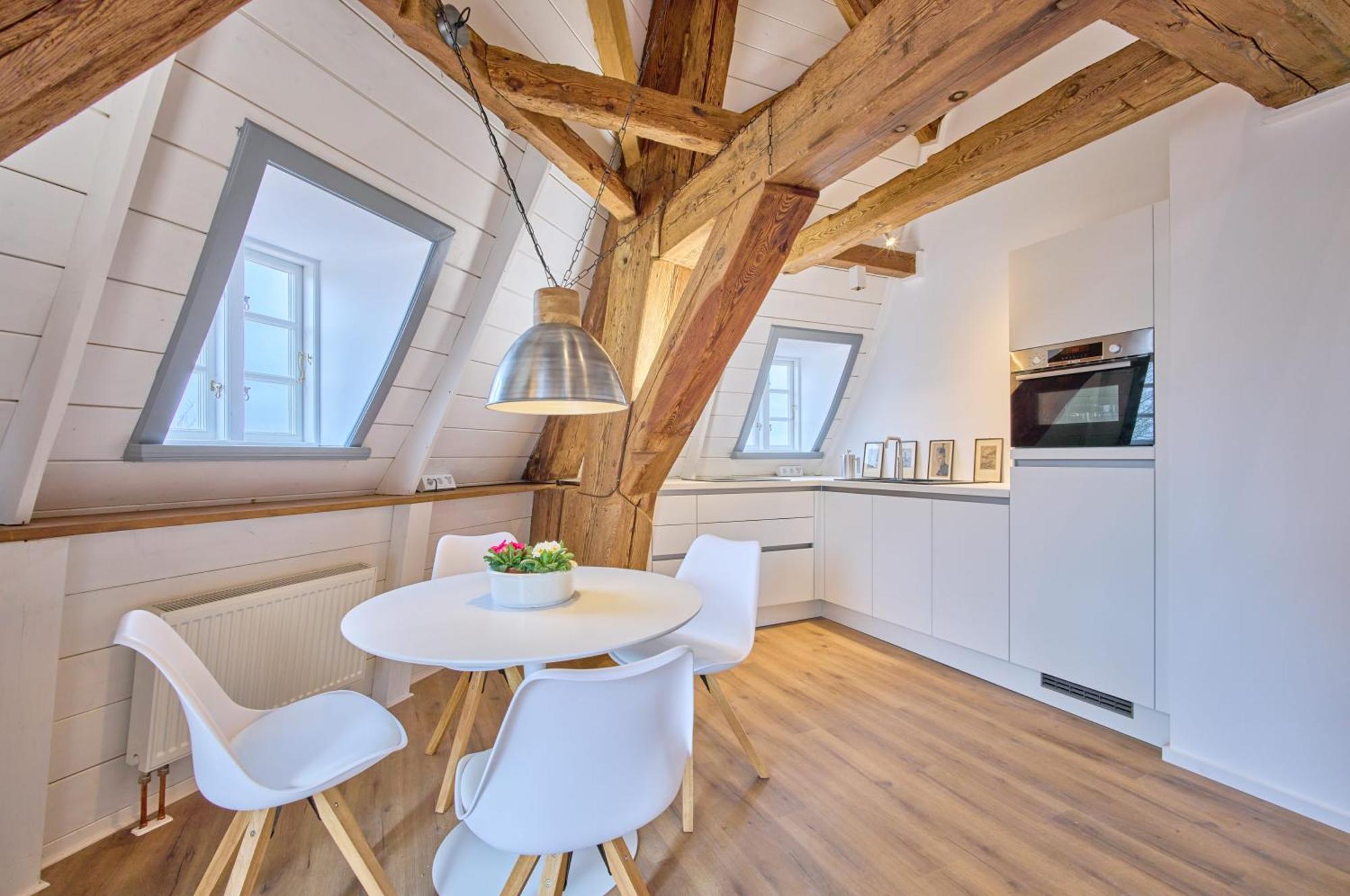 Moderne Ferienwohnungen In Einer Muehle Im Zentrum Flensburgs Buitenkant foto