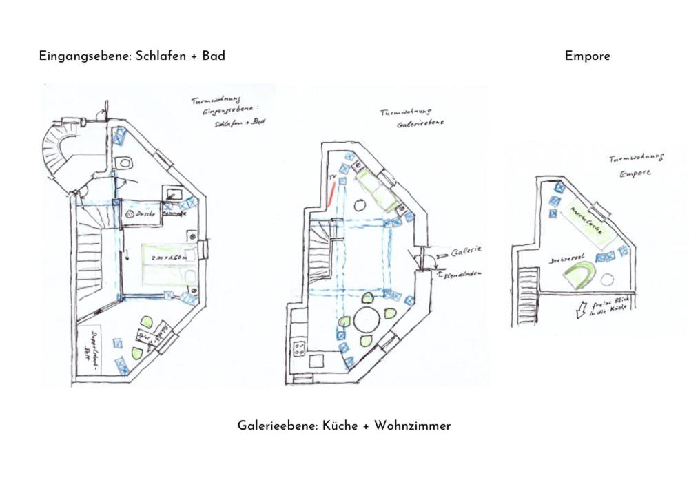 Moderne Ferienwohnungen In Einer Muehle Im Zentrum Flensburgs Buitenkant foto